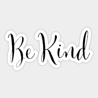 Be kind (swirly) Sticker